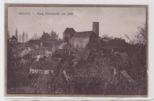 02751 Ak Belzig Burg Eisenhardt um 1860, 1925