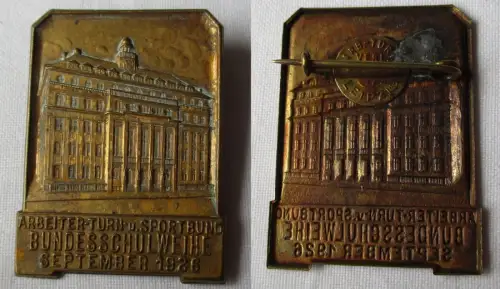 Abzeichen ATSB Leipzig Bundesschulweihe September 1926 (110154)