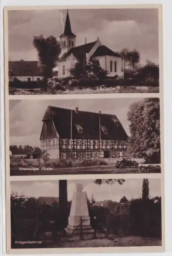 902115 Mehrbild Ak Lauterbach - Kirche, Kriegerdenkmal, ehemaliges Kloster 