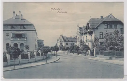 900522 Ak Helmstedt Poststrasse 1917