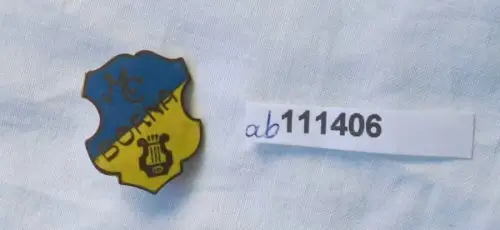 alte emaillierte Anstecknadel Männergesangverein Borna um 1925 (111406)