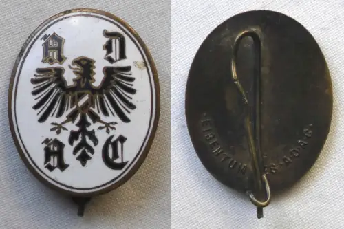 emailliertes Mitgliedsabzeichen ADAC allg.dt.Automobil Club um 1930 (108064)
