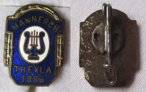 emailliertes Abzeichen Gesangsverein Männerchor Thekla 1886 (112376)