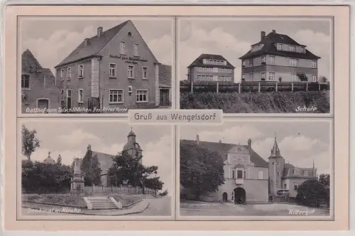 90544 Mehrbild AK Gruß aus Wengelsdorf Gasthaus zum Talschlößchen usw. um 1940