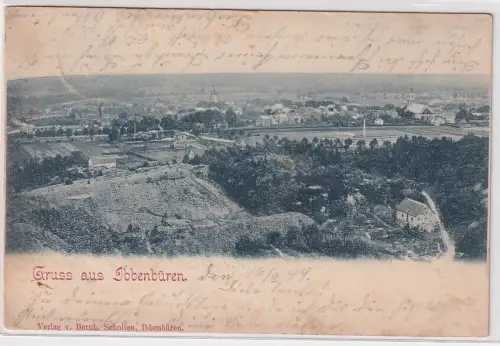 904519 Ak Gruss aus Ibbenbüren Totalansicht 1899