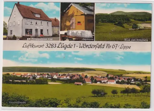 905774 AK Luftkurort Lügde Wörderfeld - Privatpension Kiel, Jagdhütte, Köterberg