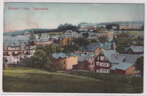 30531 Ak Oberhof in Thüringen Totalansicht 1921
