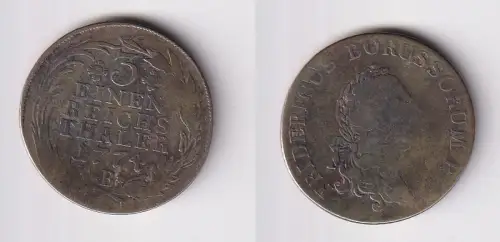 1/3 Taler Silber Münze Preussen 1774 B f.ss (126616)