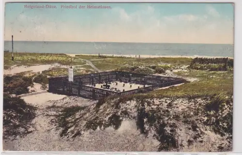 04143 Ak Helgoland-Düne Friedhof der Heimatlosen 1914