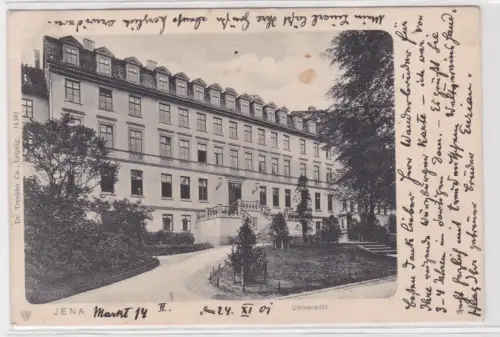 59053 AK Jena - Universität, Außenansicht mit Parkanlage 1901