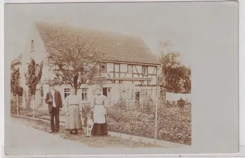 68438 Foto Ak Oberwinkel bei Glauchau Bauernhaus um 1920