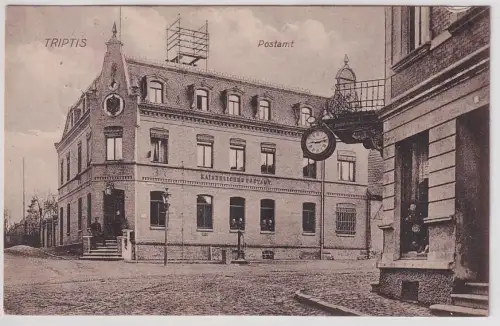 53748 Ak Triptis Kaiserliches Postamt 1920