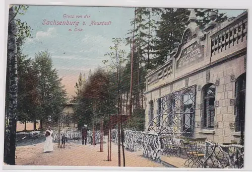 28860 Ak Gruß von der Sachsenburg bei Neustadt an der Orla um 1910