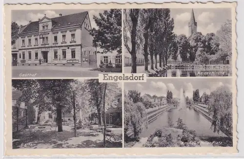 70354 Mehrbild Ak Engelsdorf Gasthof Goldener Stern um 1940