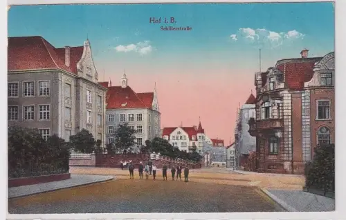 98581 Ak Hof in Bayern Schillerstrasse 1918