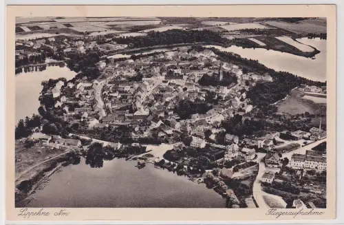 907062 Ak Lippehne Nm. Lipiany Fliegeraufnahme Junkers Luftbild-Zentrale 1936