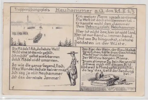 98141 Ak Truppenübungsplatz Neuhammer am Queis (Świętoszów) 1929