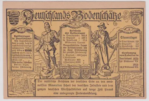 18699 Propaganda Ak Deutschlands Bodenschätze um 1915