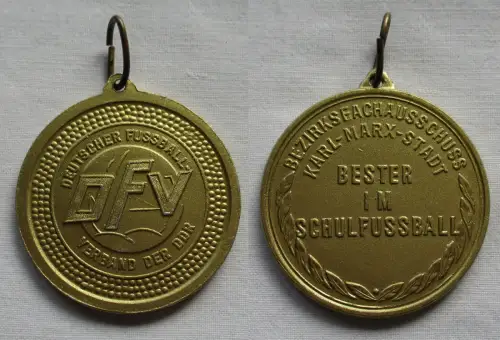 DDR Medaille Bezirksfachausschuss Karl Marx Stadt Bester im Schulfußball(144467)
