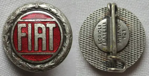 altes Firmen Abzeichen Automobilhersteller FIAT um 1960 (137574)