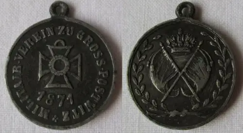 seltene Medaille Militär Verein zu Gross-Postwitz 1871 (148051)