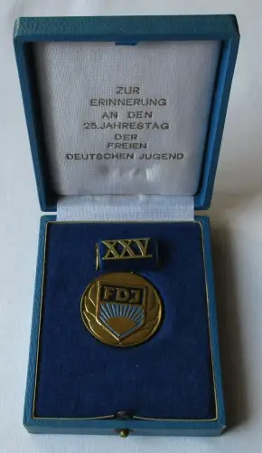 Medaille Zur Erinnerung 25. Jahrestag der FDJ Freie Deutsche Jugend (124579)