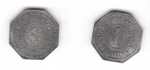 1 Pfennig Zink Münze Notgeld Berlin Westf.Anh.Sprengstoff AG (113248)