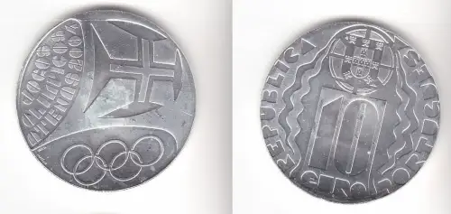 10 Euro Silber Münze Portugal 2004 Olympiade Athen (113389)