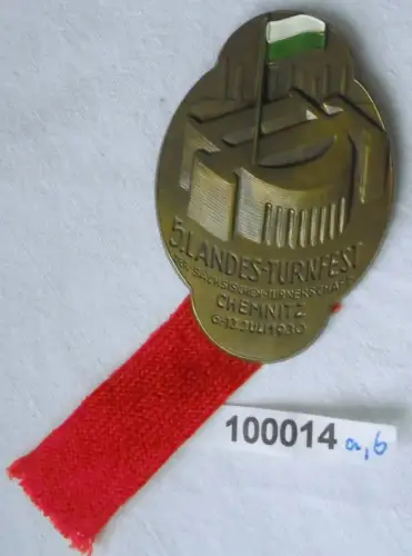 seltenes Sport Abzeichen 5.Landes Turnfest Chemnitz 1930 (100014)