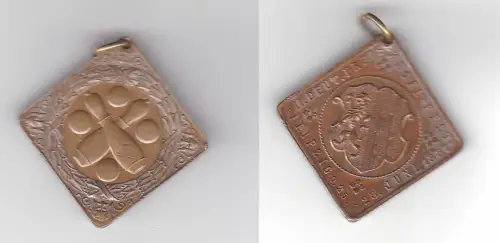 seltene Medaille II Deutsches Preiskegelfest Leipzig 1887 (113040)