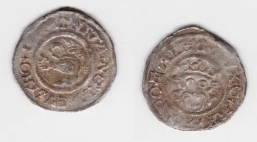 Dreiling Silber Münze Mecklenburg Albrecht VII. 1503-1547 (141901)