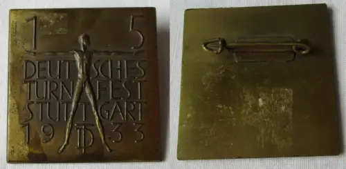 Abzeichen 15. Deutsches Turnfest Stuttgart 1933 Deutsche Turnerschaft (139120)