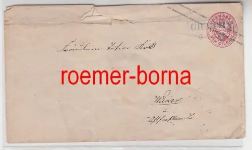 75280 alter Ganzsachen Brief Preussen 1 Silbergroschen Gifhorn