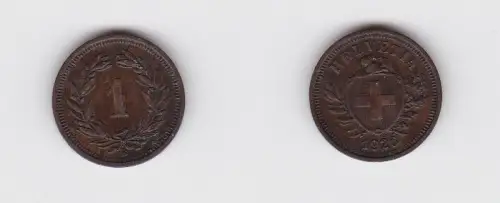 1 Rappen Kupfer Münze Schweiz 1926 B (117696)