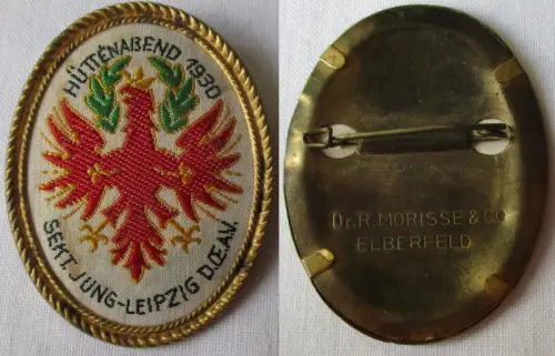 Abzeichen Hüttenabend 1930 Sektion Jung-Leipzig D.Ö.A.V. Tiroler Adler (149000)
