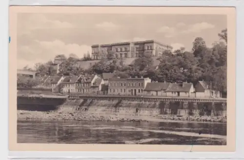 34080 Ak Bernburg Saale - Fischergasse und Karl-Marx-Oberschule 1956