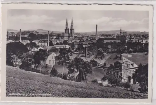 66242 Foto AK Oelsnitz Erzgebirge - Stadtansicht