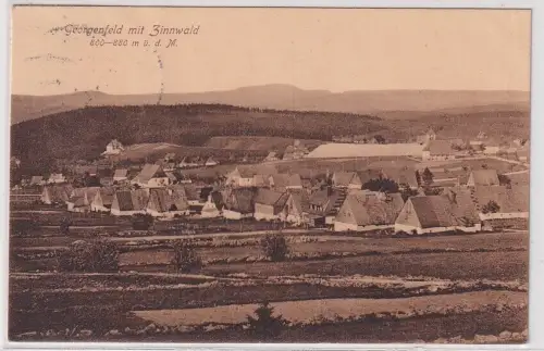 18022 AK Georgenfeld mit Zinnwald - Ortsansicht 1926