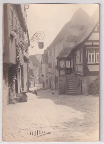 907817 Foto Ak Wimpfen Straßenansicht mit Wirtshaus um 1930