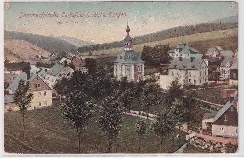 33033 Ak Sommerfrische Carlsfeld im sächsischen Erzgebirge um 1910