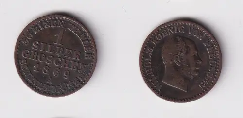 1 Silbergroschen Preussen 1869 A ss (105026)