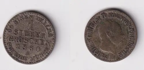 1 Silbergroschen Preussen 1860 A ss (105514)