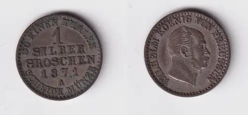 1 Silbergroschen Preussen 1871 A ss (102523)