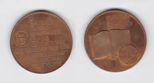 DDR Medaille Zentrale Tagung Numismatik Leipzig 1982 (123404)