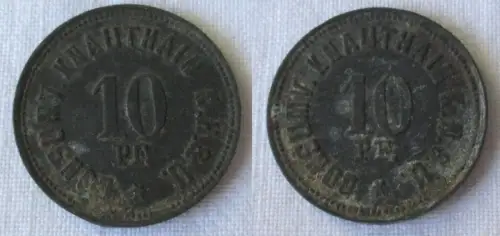 10 Pfennig Zink Wertmarke Consumv. Knauthain um 1920 (113529)