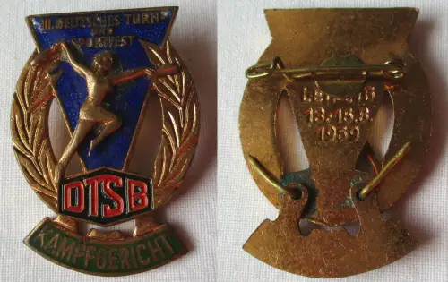 DDR Abzeichen KAMPFGERICHT 3.Deutsches Turn- und Sportfest Leipzig 1959 (153807)