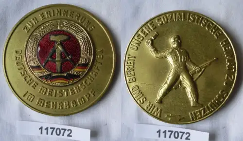 seltene DDR Medaille Deutsche Meisterschaften im Mehrkampf (117072)