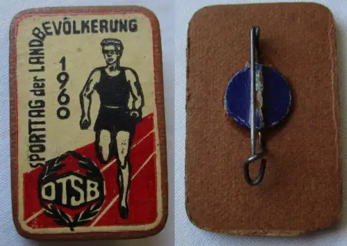 DDR Abzeichen Sporttag der Landbevölkerung 1960 DTSB Turn-& Sportbund (138504)