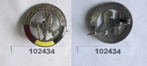 emailliertes Abzeichen Beligien Belgie Belgique Löwe mit Schwert (102434)