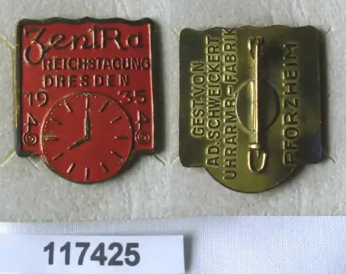 seltenes Abzeichen Zentra Reichstagung Dresden 1935 (117425)